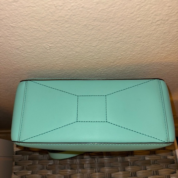 Kate Spade New York Leather Satchel Crossbody Bag – Turquoise Blue - Picture 5 of 10